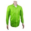 Transforming Technologies ESD Jacket, 3/4ths Length, Snap Cuff, Large, Green/Yellow JKC9024SPGN